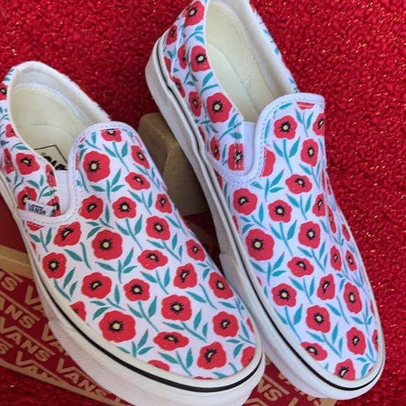 Vans Classic Slip-On Flowers True White WMNS - Picture 7 of 16